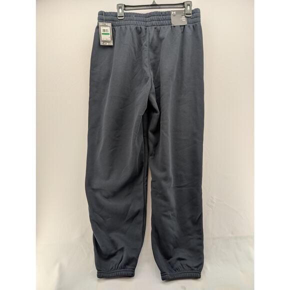 NWT Under Armour UA Rival Fleece Women's Oversized Joggers in Black size Large - Picture 5 of 7